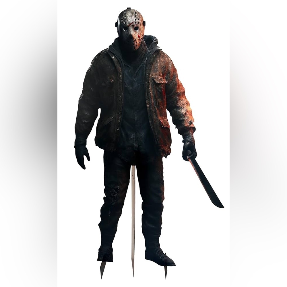 Jason Vorhees Standup Cardboard Cutout for Indoor or Outdoor Decor - over 6ft